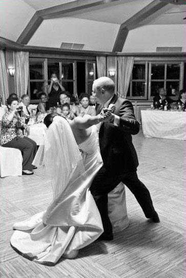 Svatební tanec foto z prvního novomanželského tance.
