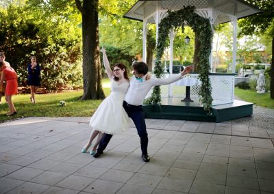 Svatební tanec foto z prvního novomanželského tance.