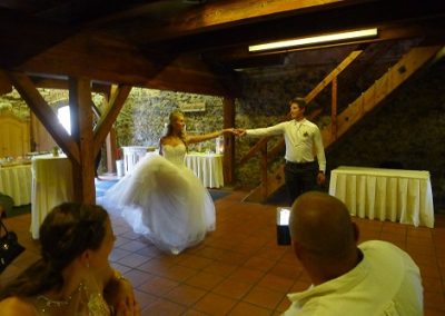 Svatební tanec foto z prvního tance.